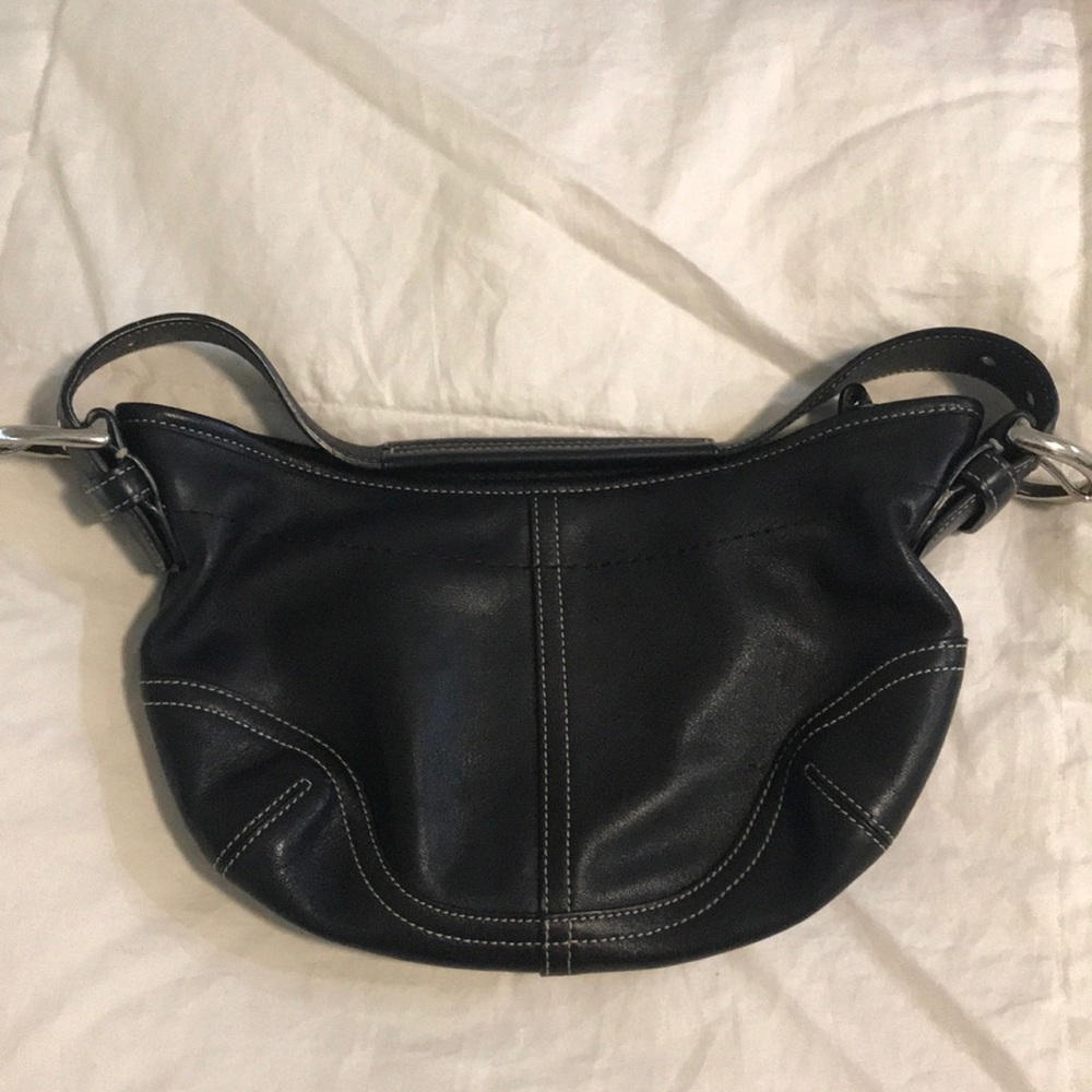 Coach leather hobo bag